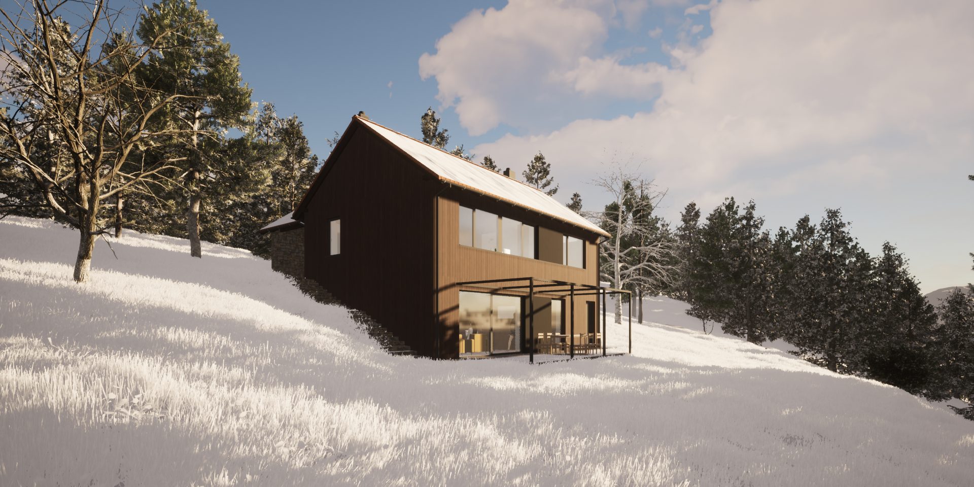 Rodinný dům – Štítná nad Vláří – Popov